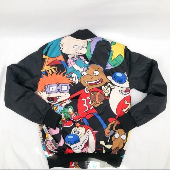 MENS MEMBERS ONLY NICKELODEON BOMBER JACKET Women - Picture 2 of 16